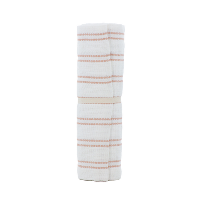 Plaid coton Mindy Beige, rose