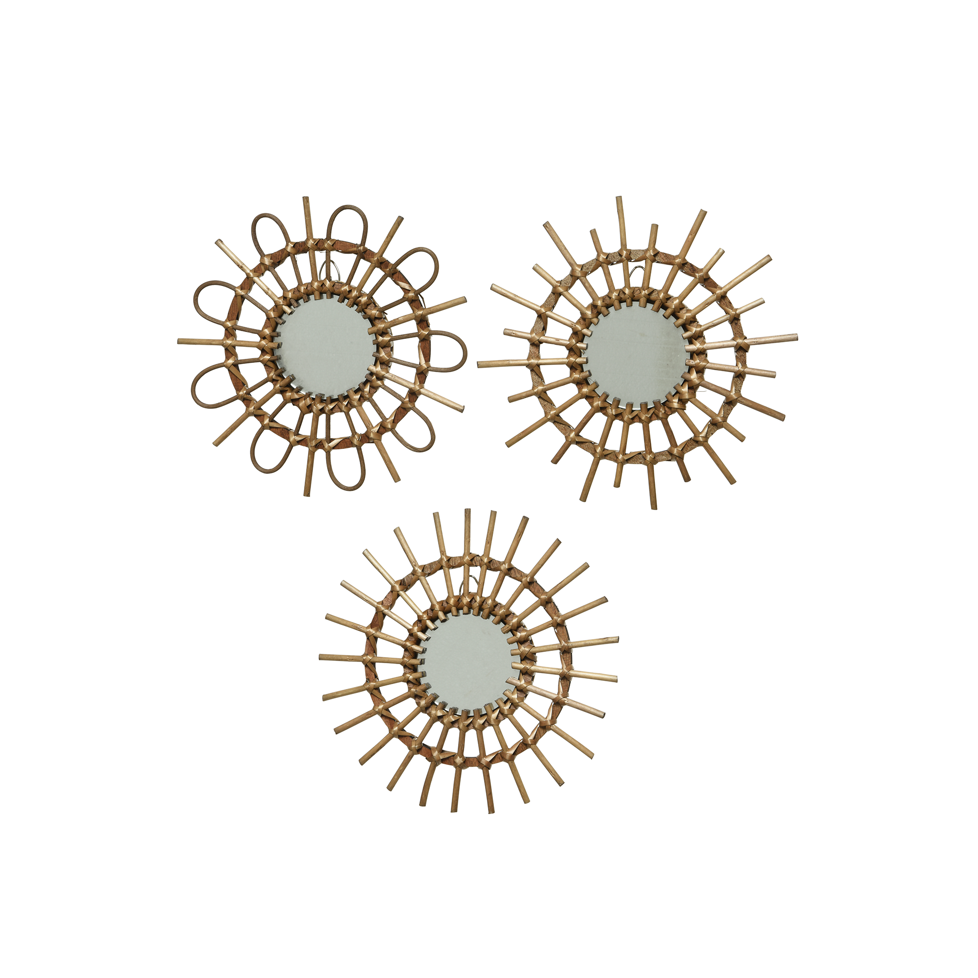 Miroir en bois Mataha Naturelle