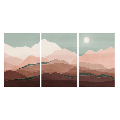 4MURS Toile imprimée Toubkal Multicolore