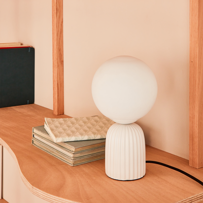 Lampe à poser Penelope Blanc