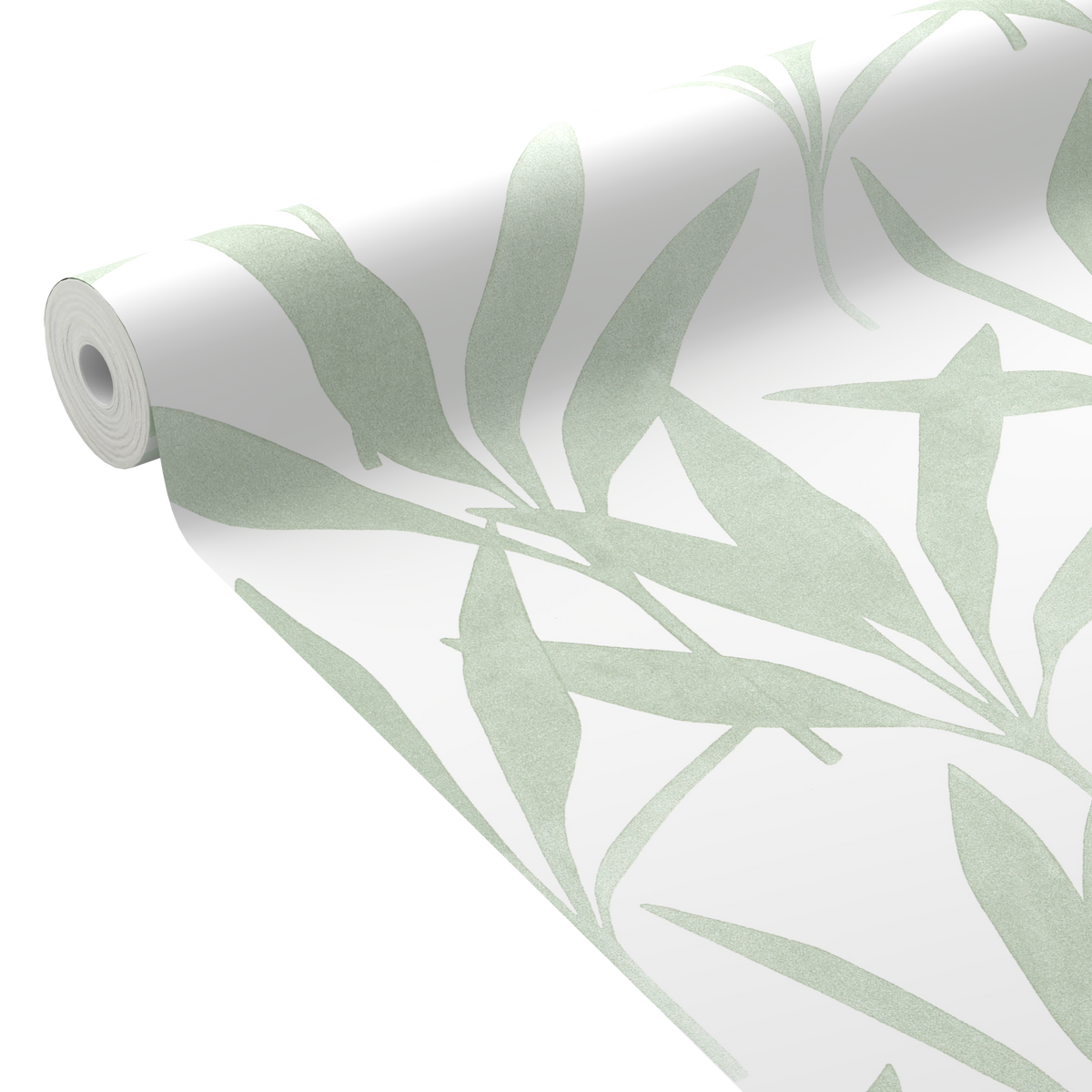 Papier peint intissé Laurie Vert de gris