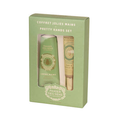 PANIER DES SENS Coffret cosmétique Jolies mains Vert Amande 37,5ML