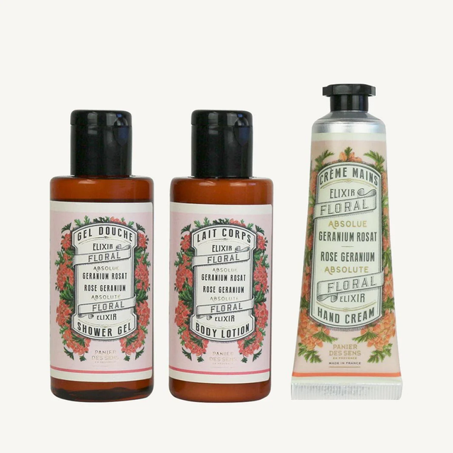 Panier des sens Coffret cosmétique TROUSSE WEEK-END GÉRANIUM Géranium