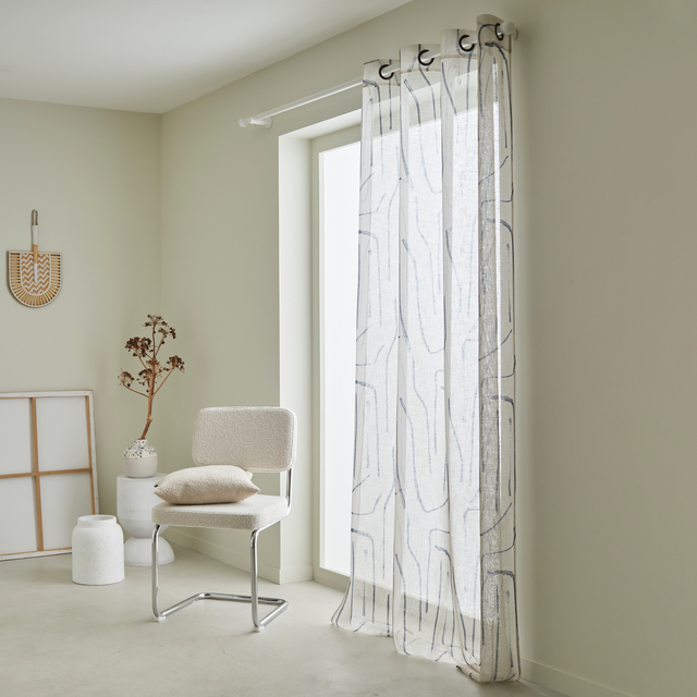 4MURS Voilage BARLETTA coloris lin 140 x 240 cm