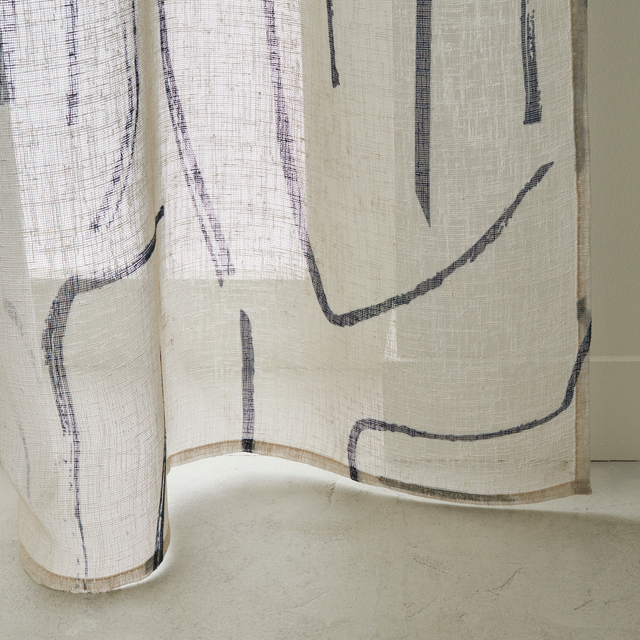 4MURS Voilage BARLETTA coloris lin 140 x 240 cm