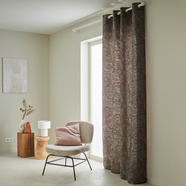 Rideau PALOMBINO coloris bronze 140 x 260 cm