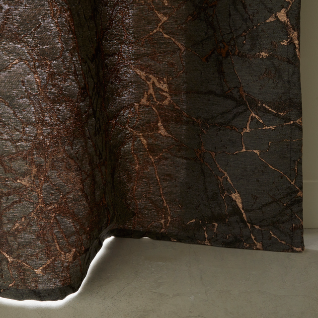 Rideau PALOMBINO coloris bronze 140 x 260 cm
