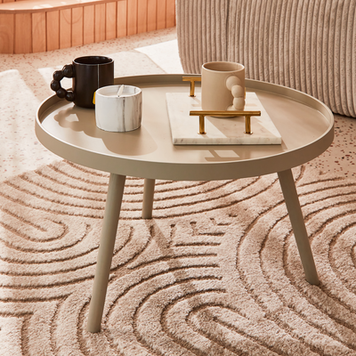 WOOOD Table d'appoint Mesa Antique beige