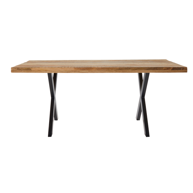 4MURS Table de salle à manger KHAN naturel 180 x 100 cm