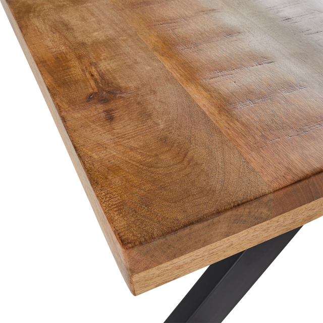 4MURS Table de salle à manger KHAN naturel 180 x 100 cm