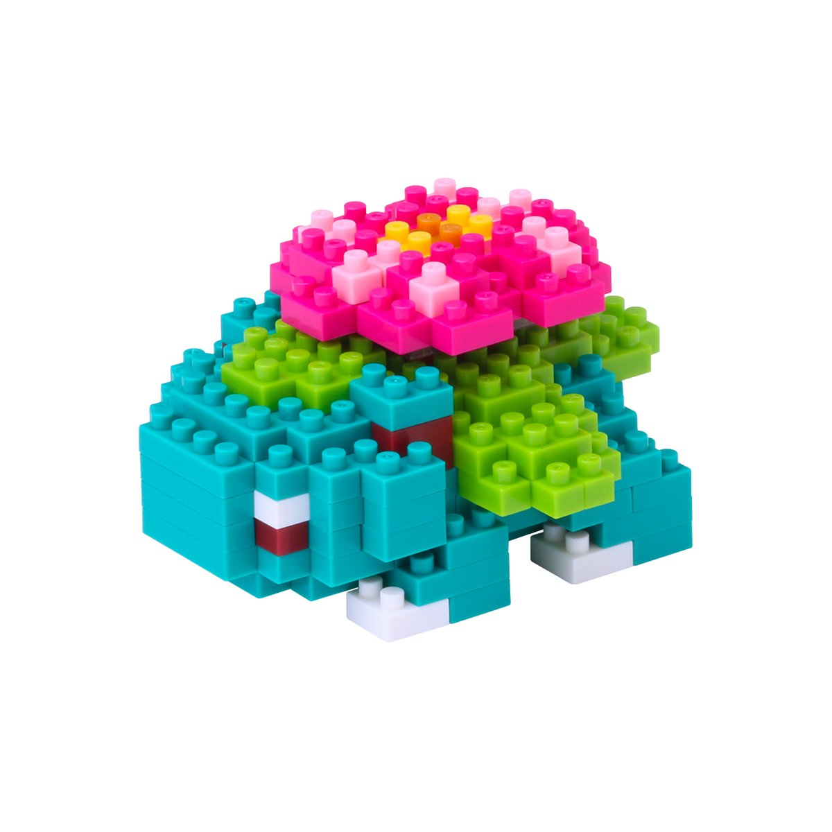 NANOBLOCK Jeu de construction Florizarre Bleu et rose