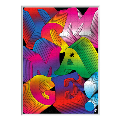 PIECE & LOVE Puzzle Dommage Multicolore