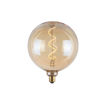 Ampoule Led globe xl amber e27 20 cm Jaune