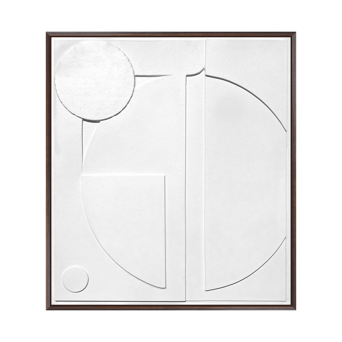 4MURS Tableau Danae Blanc et noyer