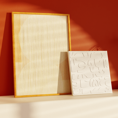 4MURS Tableau Nahima Blanc cassé