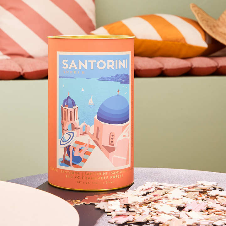 Puzzle Santorini Orange