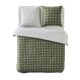 4MURS Parure de lit en percale de coton Gabriel Vert