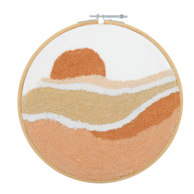 4MURS Déco murale Punch needle chemin des dunes Terracotta