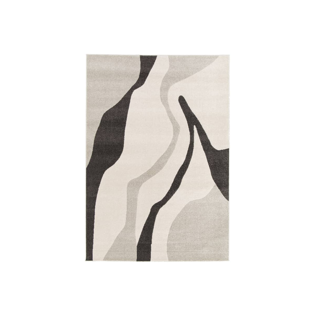 Tapis MARMO coloris noir / gris 160 x 230 cm