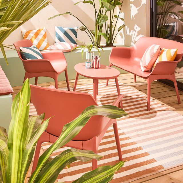 Salon de jardin ZION coloris terracotta