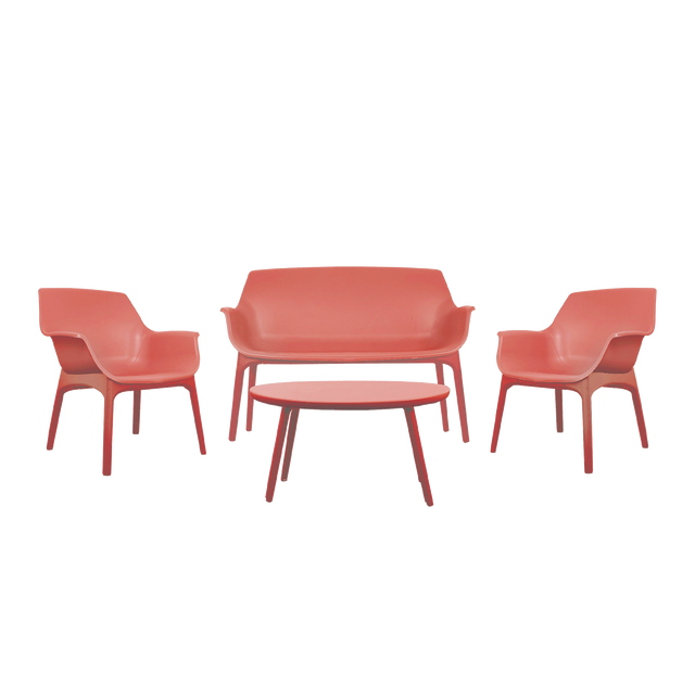 Salon de jardin ZION coloris terracotta