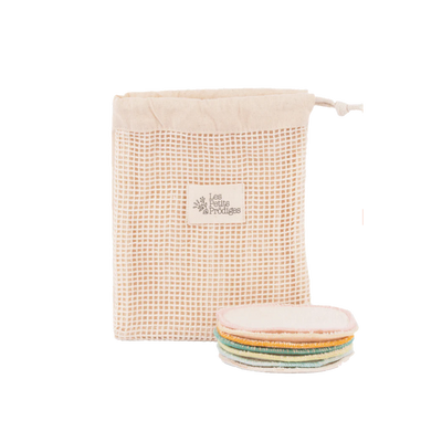 LES PETITS PRÖDIGES Lingettes démaquillantes Cotons réutilisables Beige
