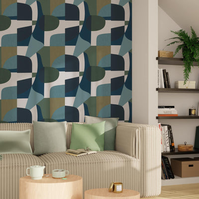 4MURS Papier peint intissé Firisco Multicolore