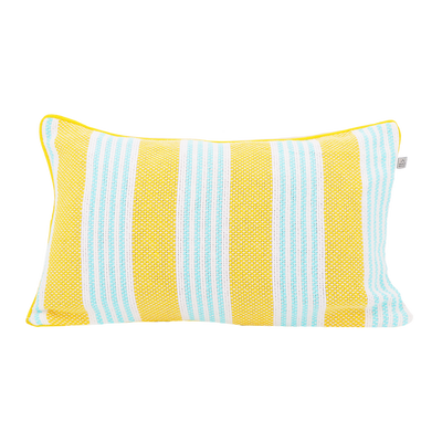 Coussin Grasso Jaune/bleu