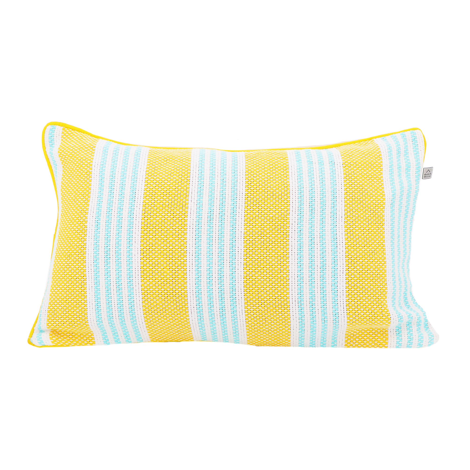 Coussin Grasso Jaune/bleu