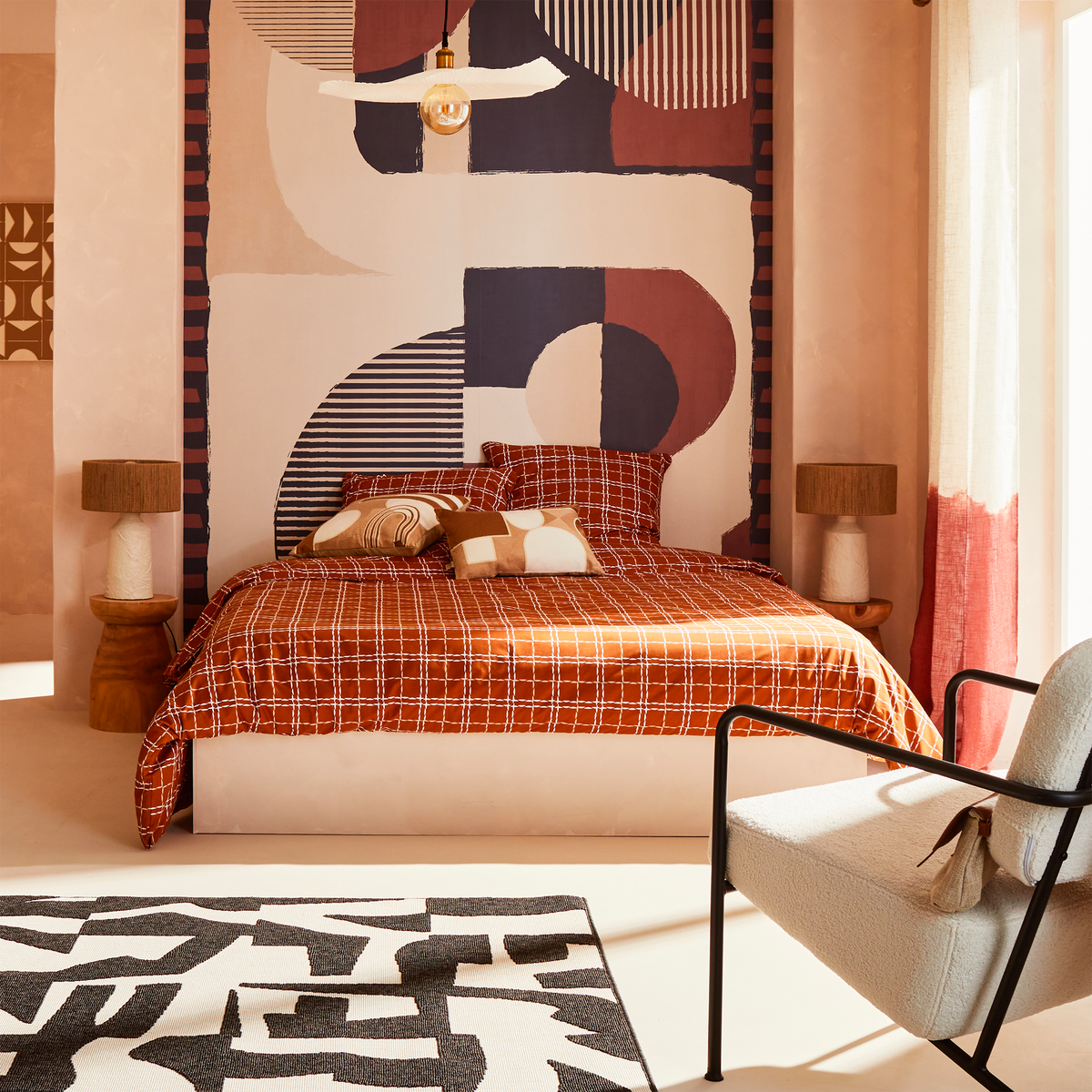 4MURS Papier peint panoramique L Kavango Multicolore