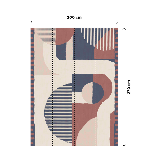 4MURS Papier peint panoramique L KAVANGO 200 x 270 cm