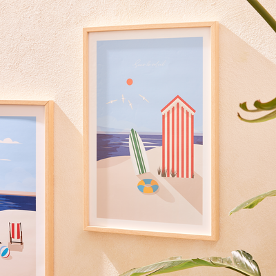 4MURS Image encadrée Sous le soleil Bleu