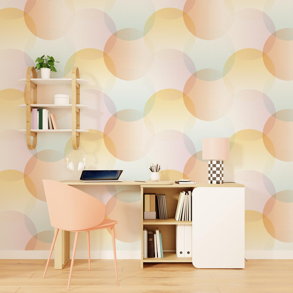 4MURS Papier peint intissé Bulla Multicolore