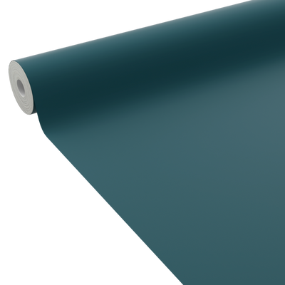 4MURS Papier peint intissé Opal Bleu paon Lisse