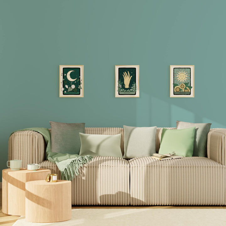 4MURS Papier peint intissé Opal Bleu givré Lisse