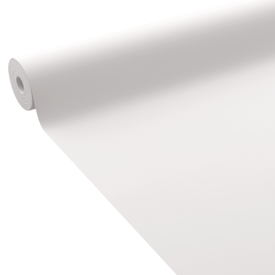 4MURS Papier peint intissé Opal Blanc coton Lisse