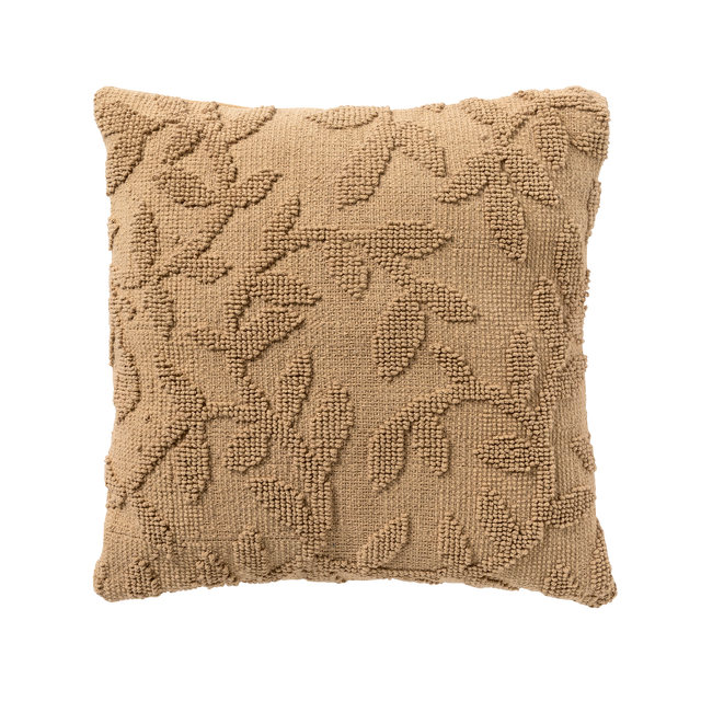 Coussin MIRA coloris sable 45 x 45 cm