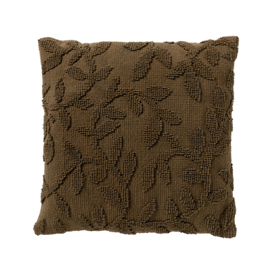 Coussin Mira Brun chocolat