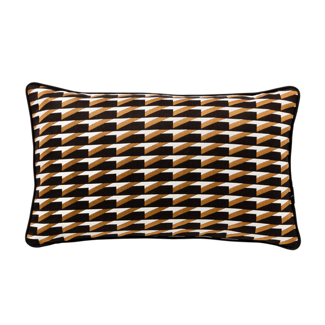 Coussin VIERA coloris brun 30 x 50 cm