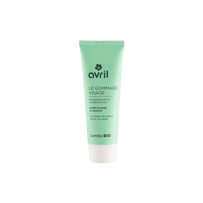 AVRIL Gommage visage Poudre de riz et d'abricot bio Vert Abricot 50ML
