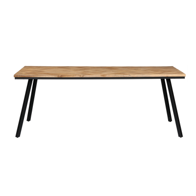 4MURS Table de salle à manger Farrow Teck naturel