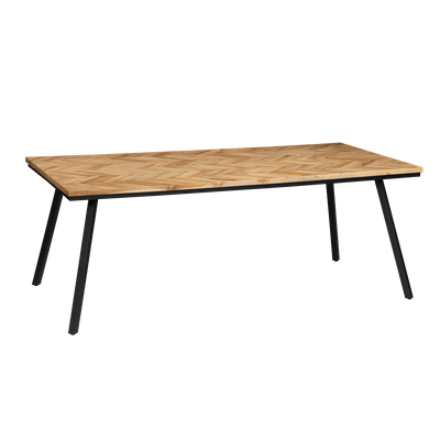 4MURS Table de salle à manger Farrow Teck naturel