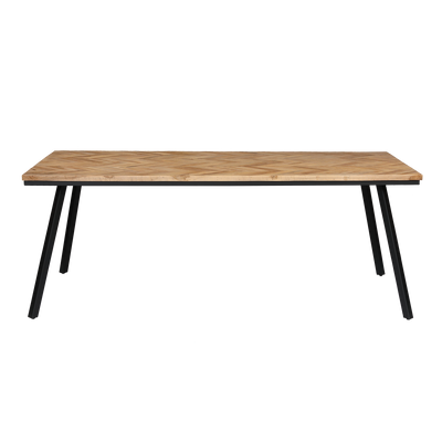 4MURS Table de salle à manger Farrow Teck naturel