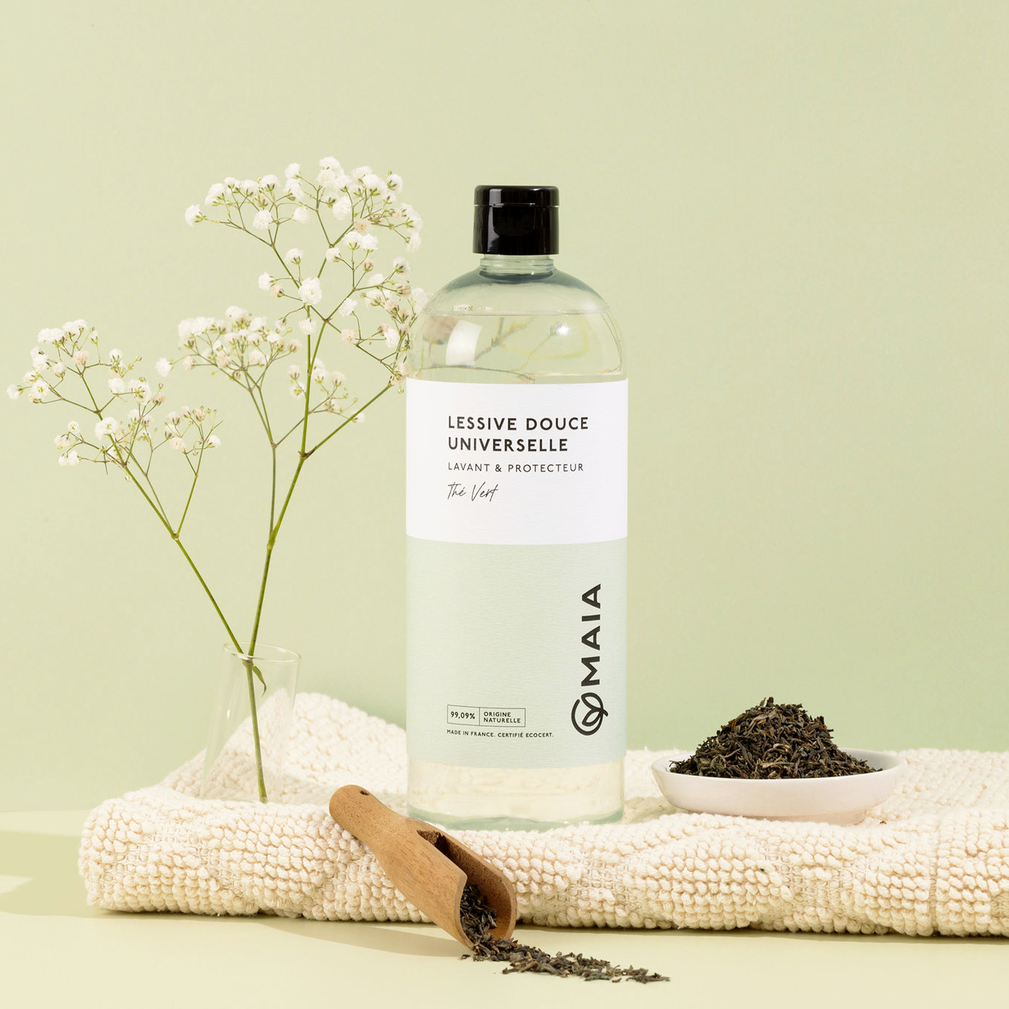 MAIA Lessive Douce universelle the vert Vert 1L