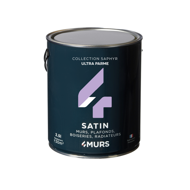 Saphyr Peinture Peinture ultra parme Satiné 2,5 L
