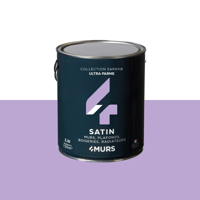 Saphyr Peinture Peinture ultra parme Satiné 2,5 L