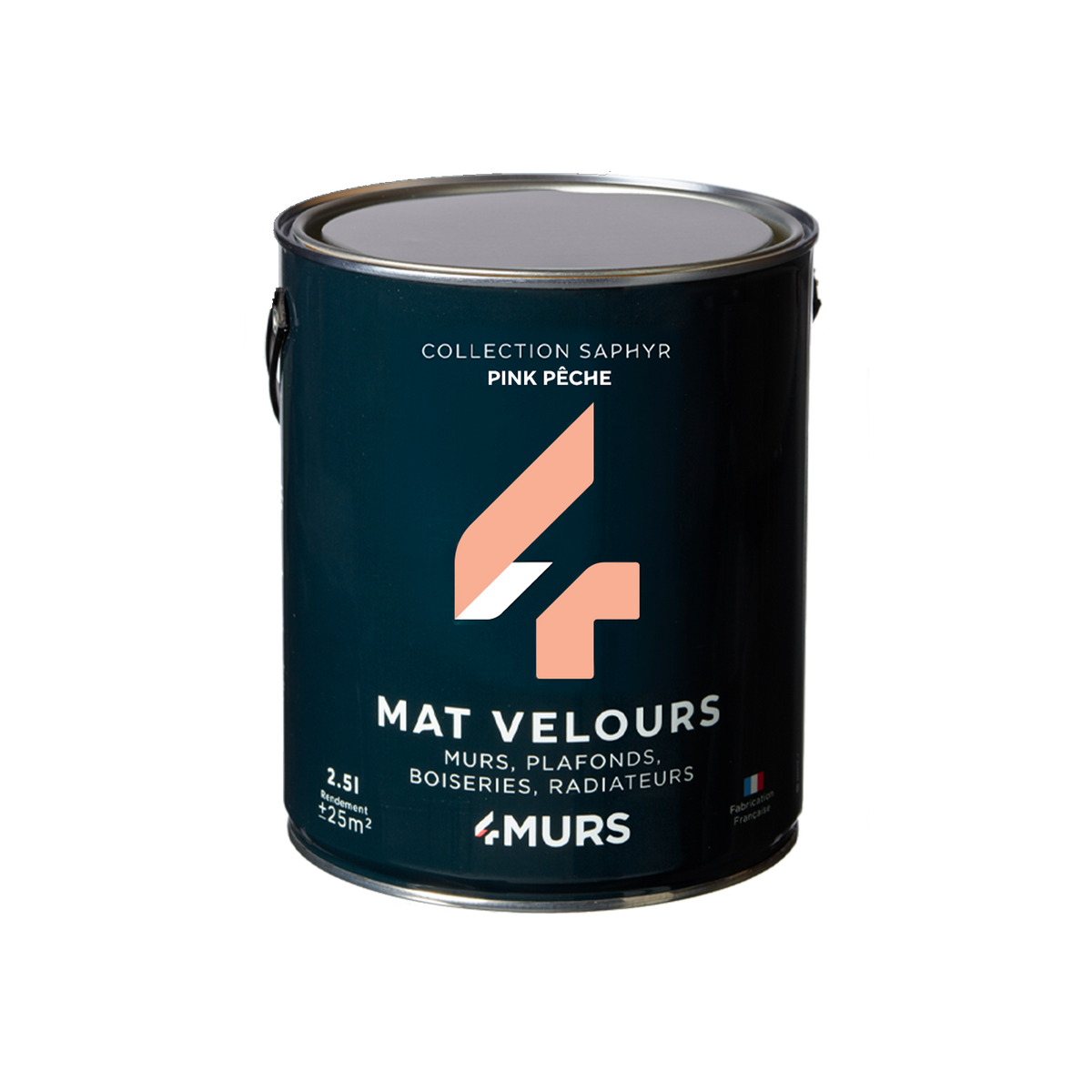 SAPHYR Peinture Saphyr Pink pêche Satiné 2,5L