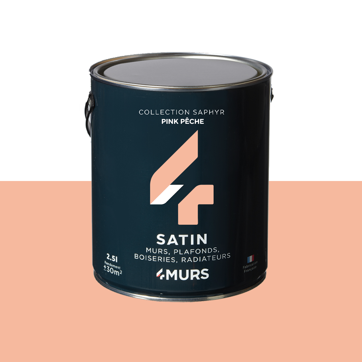 SAPHYR Peinture Saphyr Pink pêche Satiné 2,5L