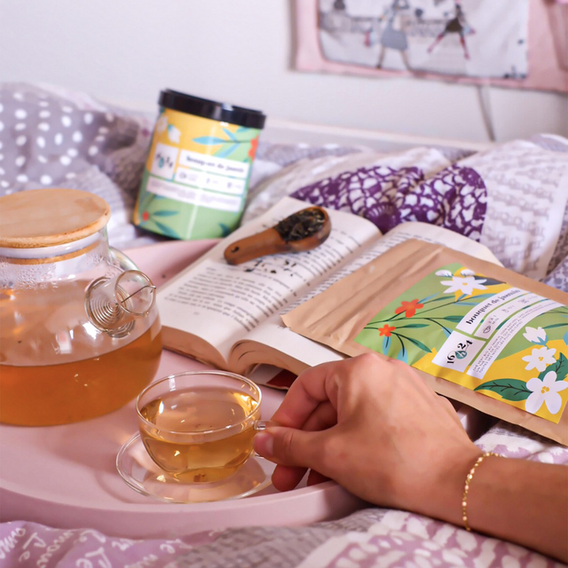 16h24 Thé vert en vrac BOUQUET DE JASMIN