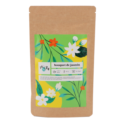 16H24 Thé vert en vrac Bouquet de jasmin 50G